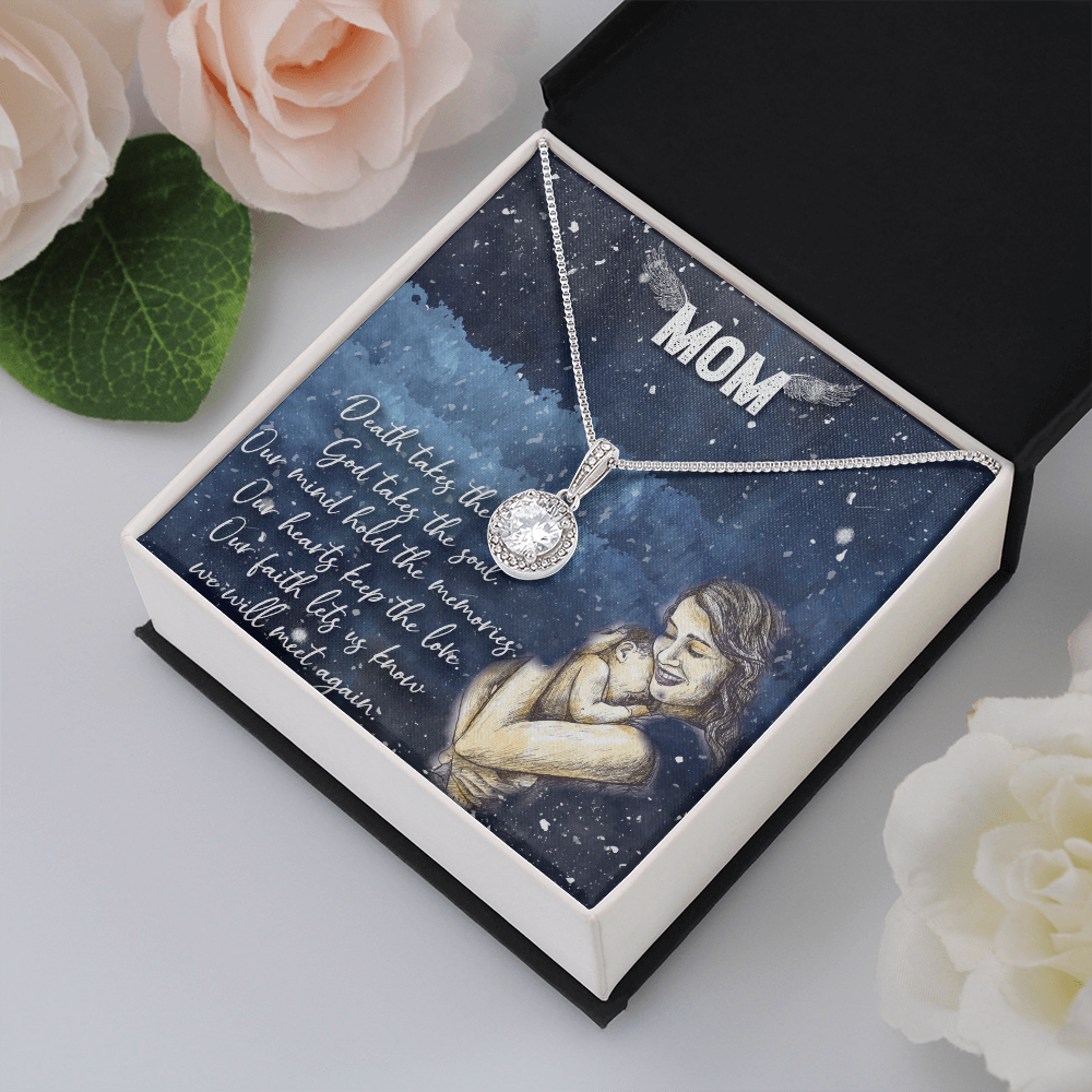 Mom We Will Meet Again Hope Necklace Gift