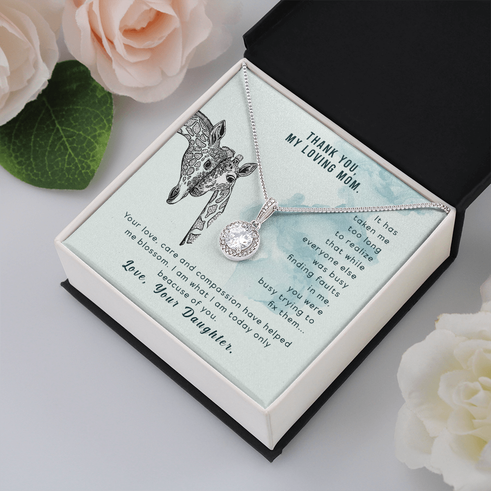 Thank You Loving Mom Hope Necklace Gift