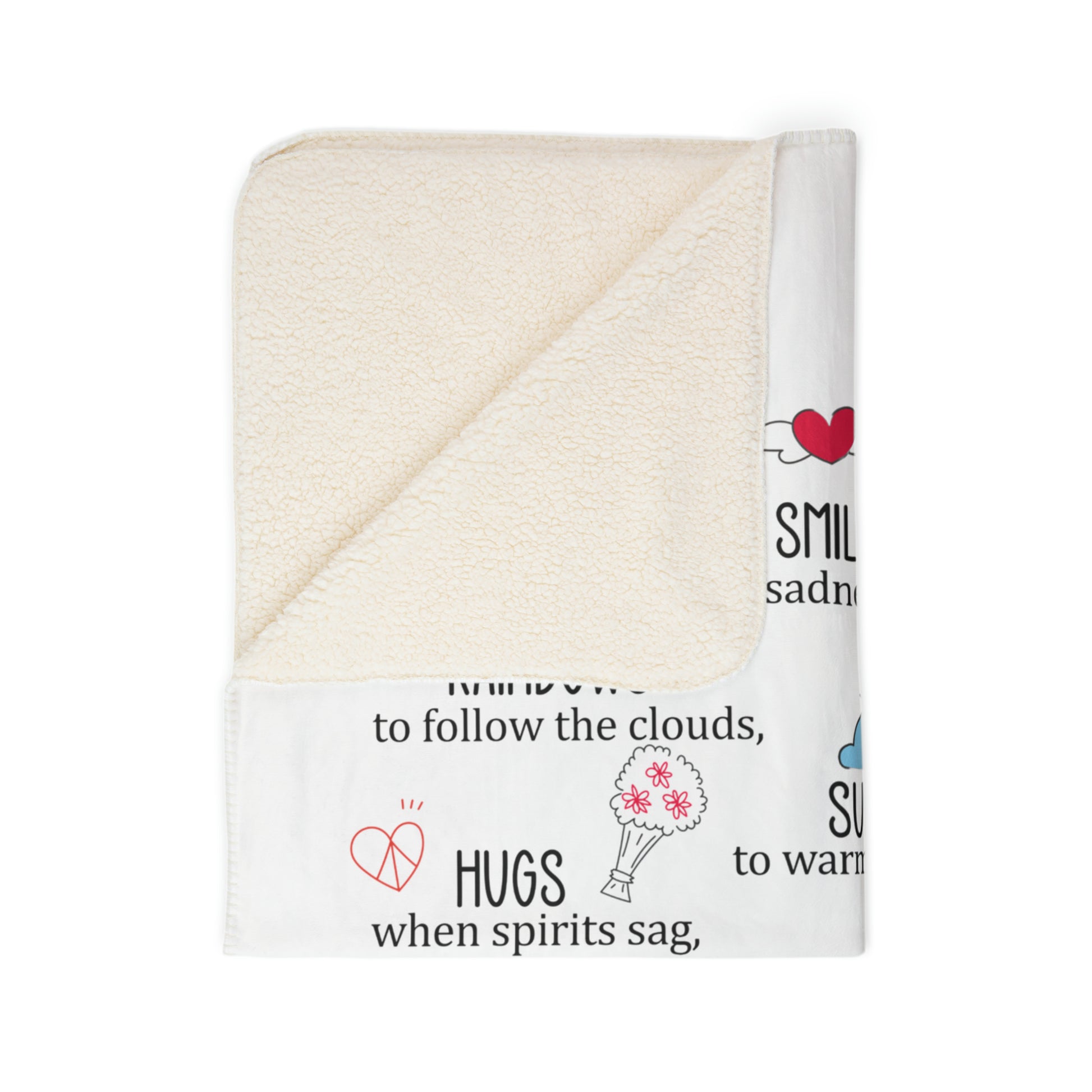 Custom Name Prayer-for-you Fleece Sherpa Blanket