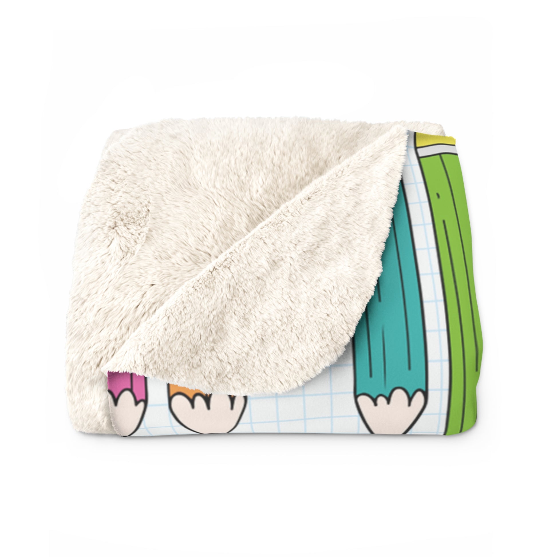 Personalized Toddler Sherpa Fleece Affirmations Blanket