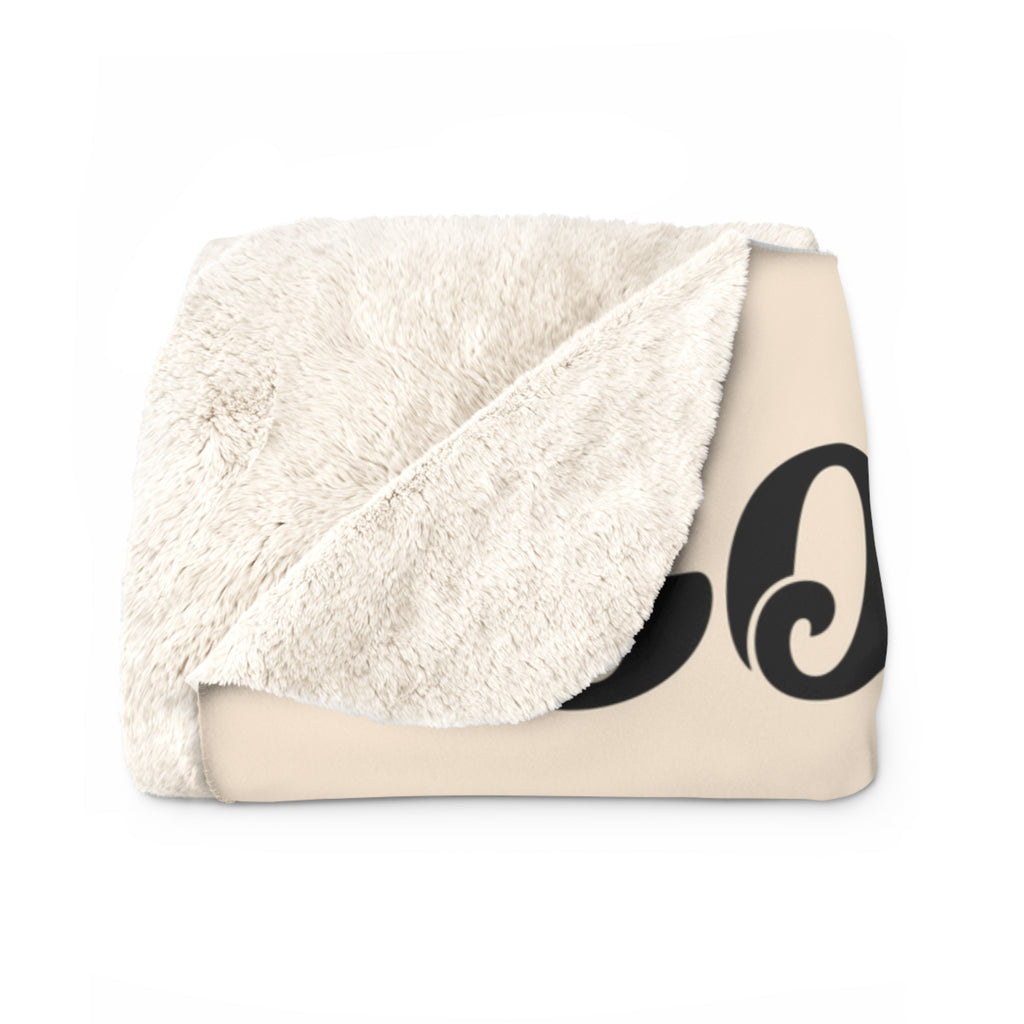 God Says Custom Photo Sherpa Fleece Gift Blanket