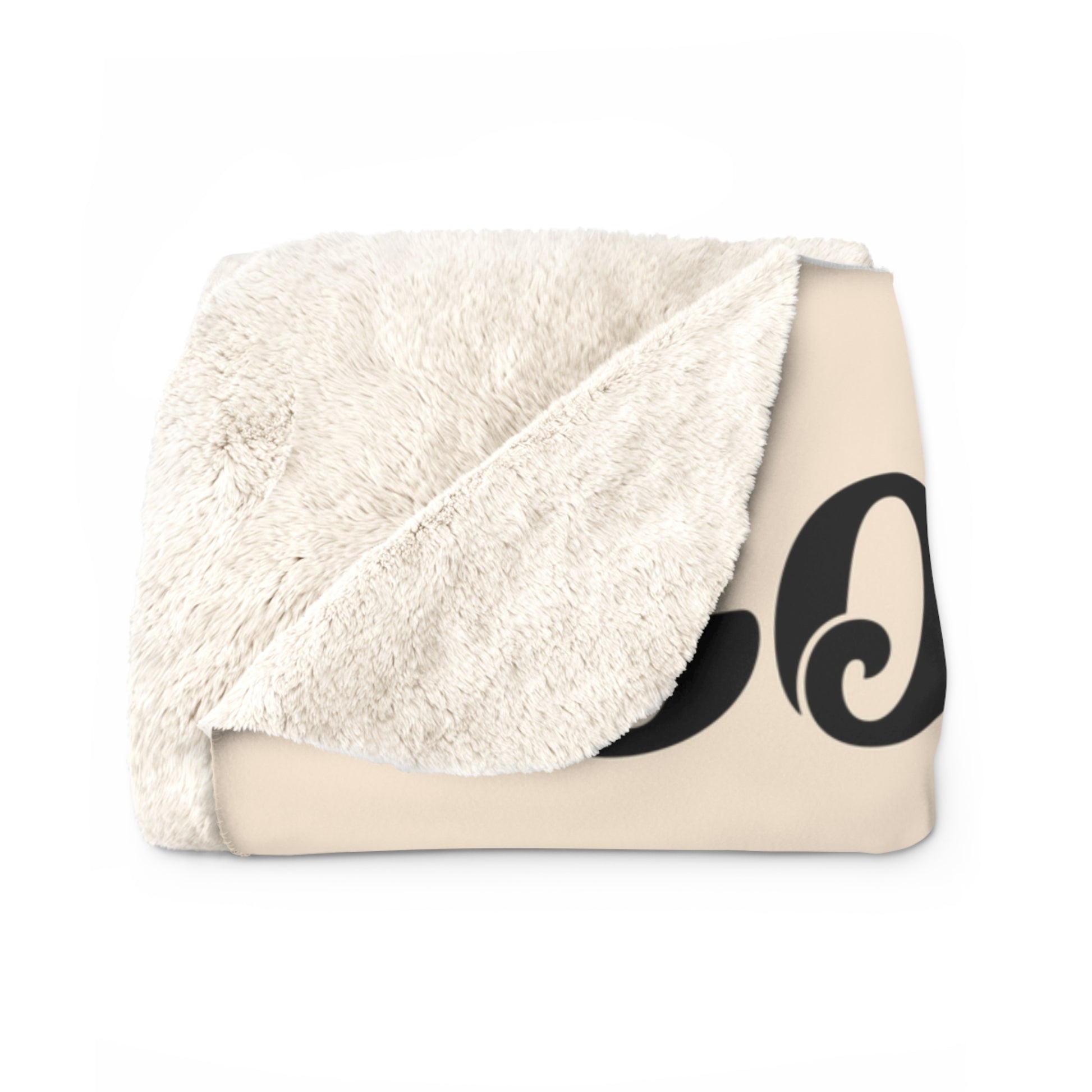 God Says Custom Photo Sherpa Fleece Gift Blanket