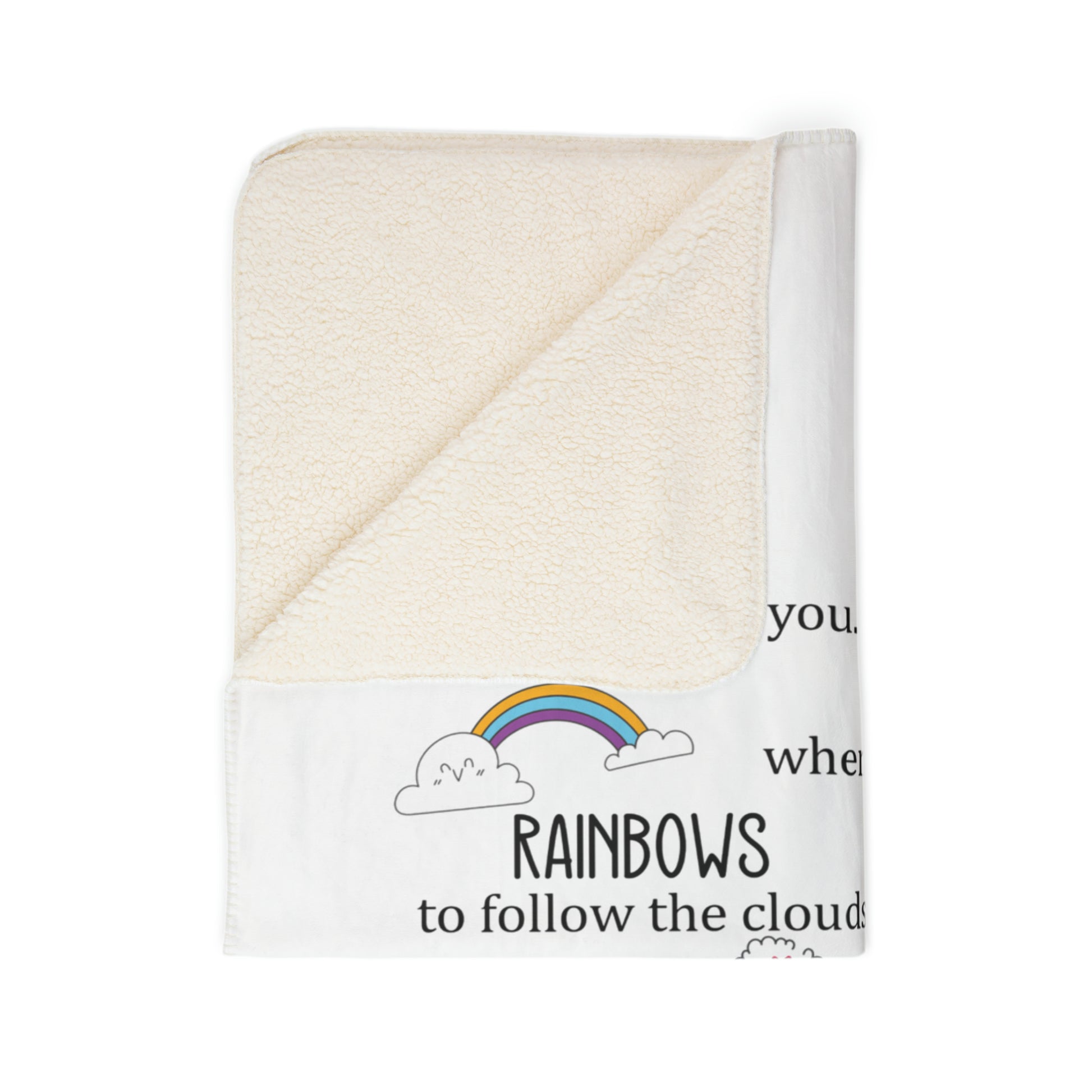 Custom Name Prayer-for-you Fleece Sherpa Blanket