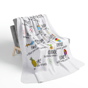 Custom Name Prayer-for-you Fleece Sherpa Blanket