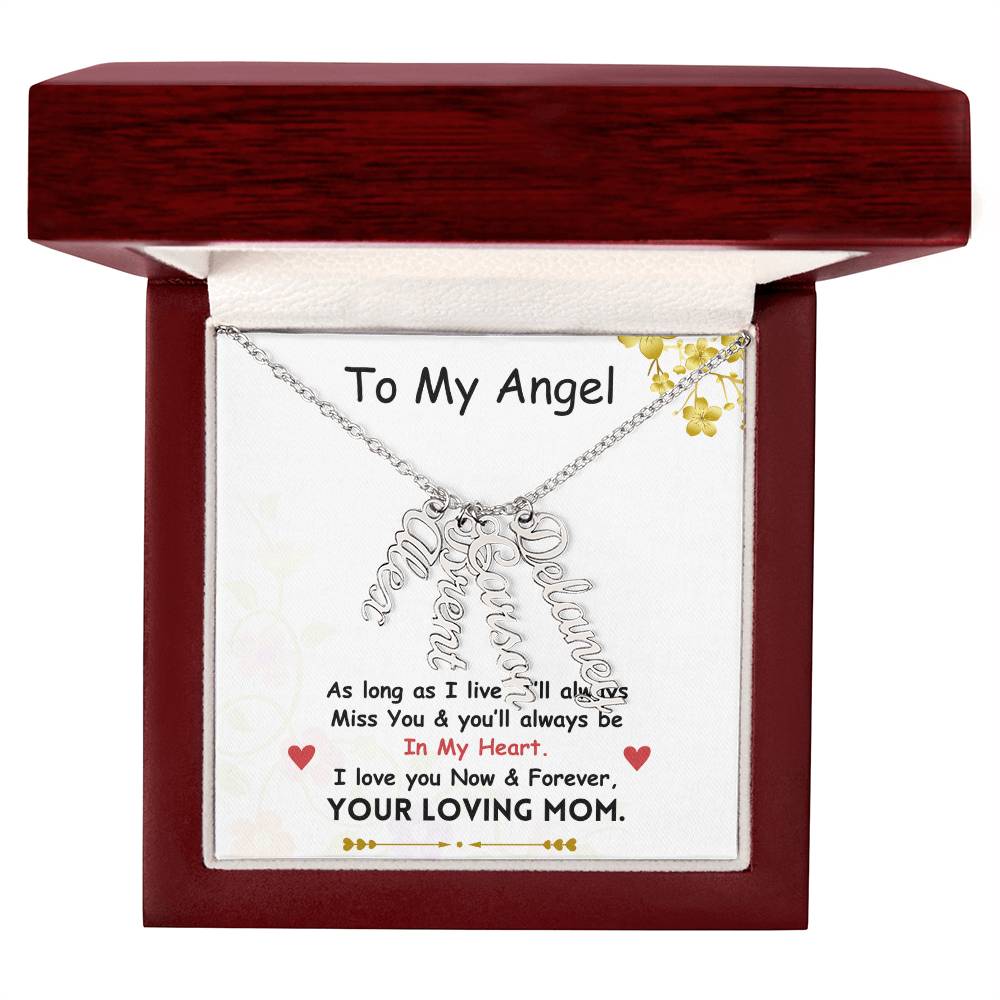 Vertical Name Necklace