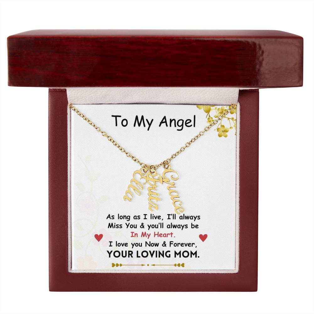 Vertical Name Necklace