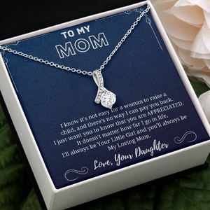 My Loving Mom - Alluring Beauty Necklace Blue