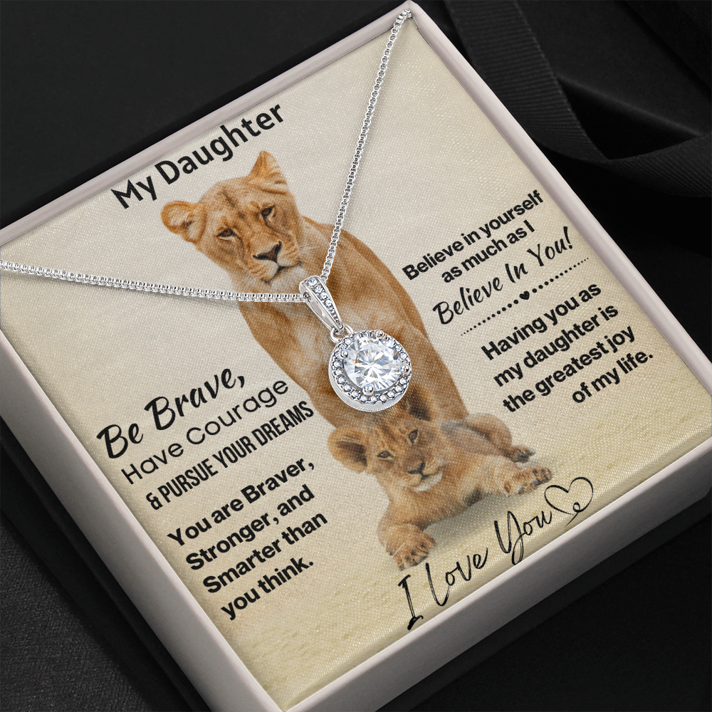 Daughter Be Brave Eternal Hope Necklace