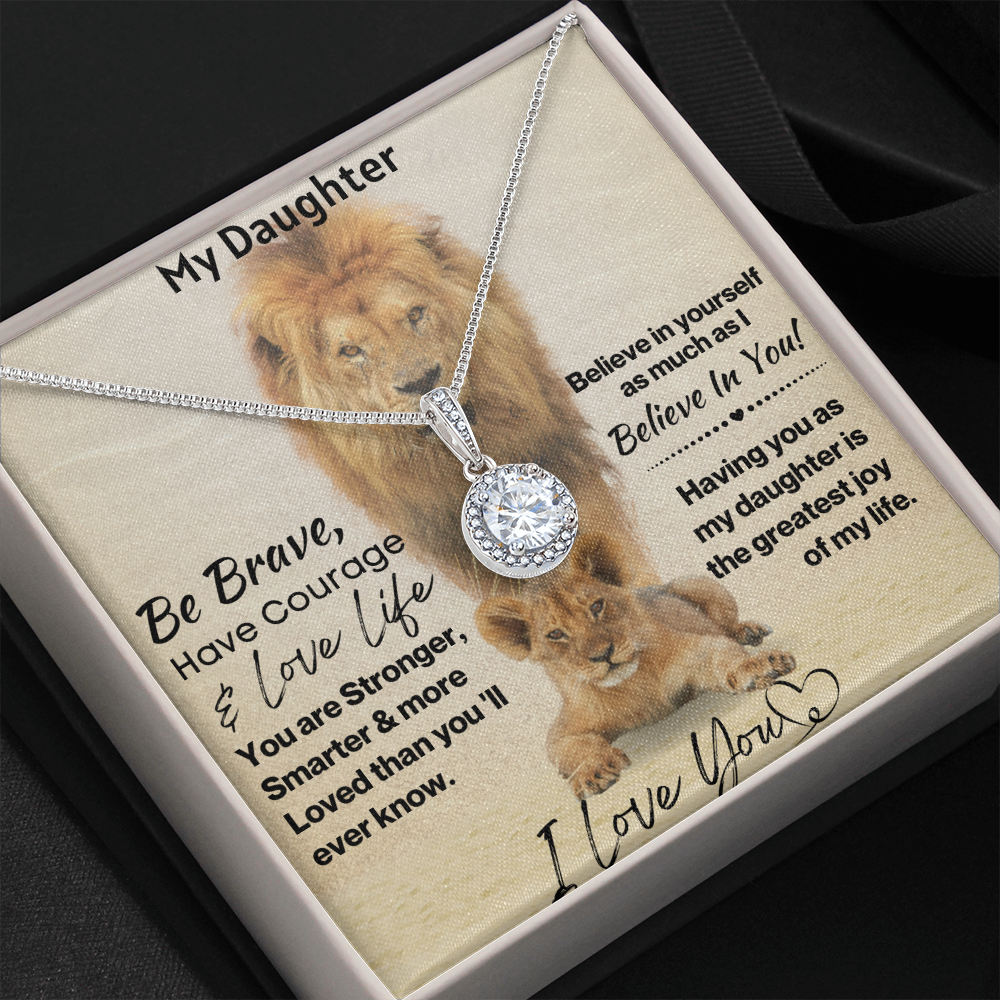 My Daughter Be Brave Eternal Hope Necklace