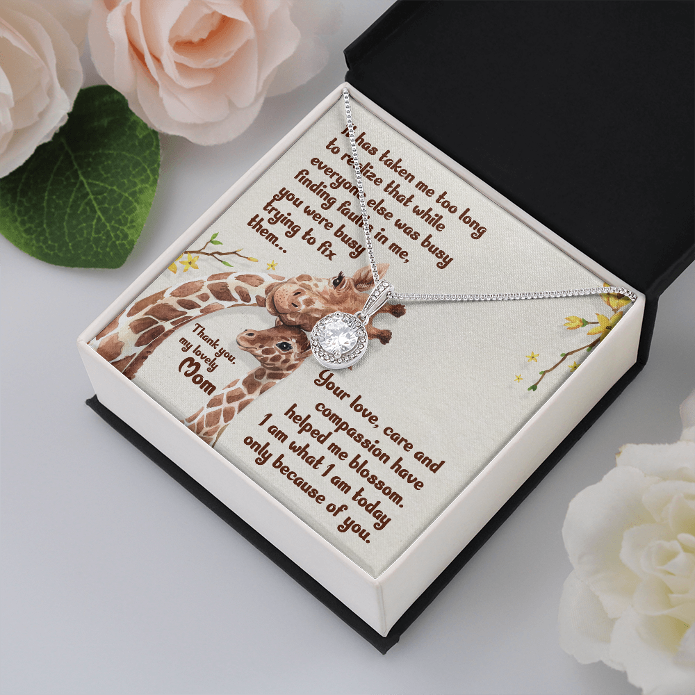 Thank You Mom Hope Necklace Gift