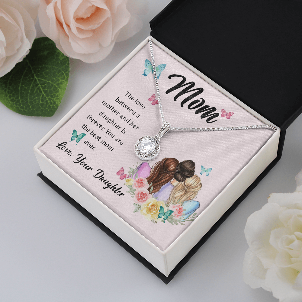 Mom Daughter Love Hope Necklace Gift