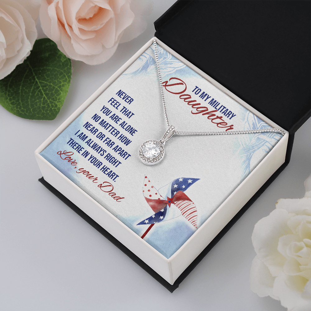 My Military Daughter Eternal Hope Necklace
