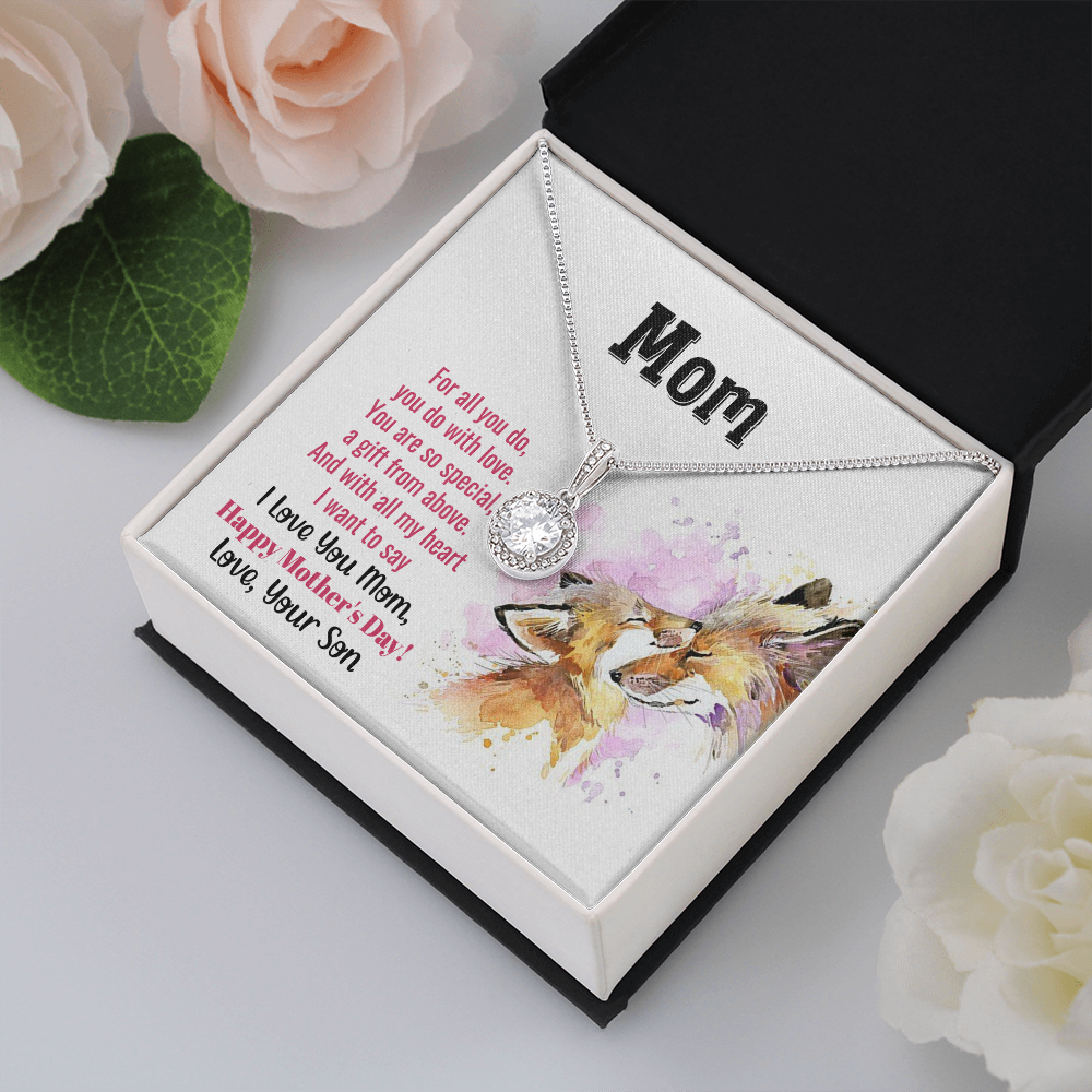 For All You Do Mom Hope Necklace Gift