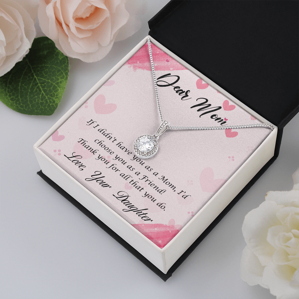 Dear Mom Choose You Hope Necklace Gift