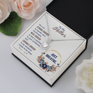 Mother Just Breathe Hope Necklace Gift