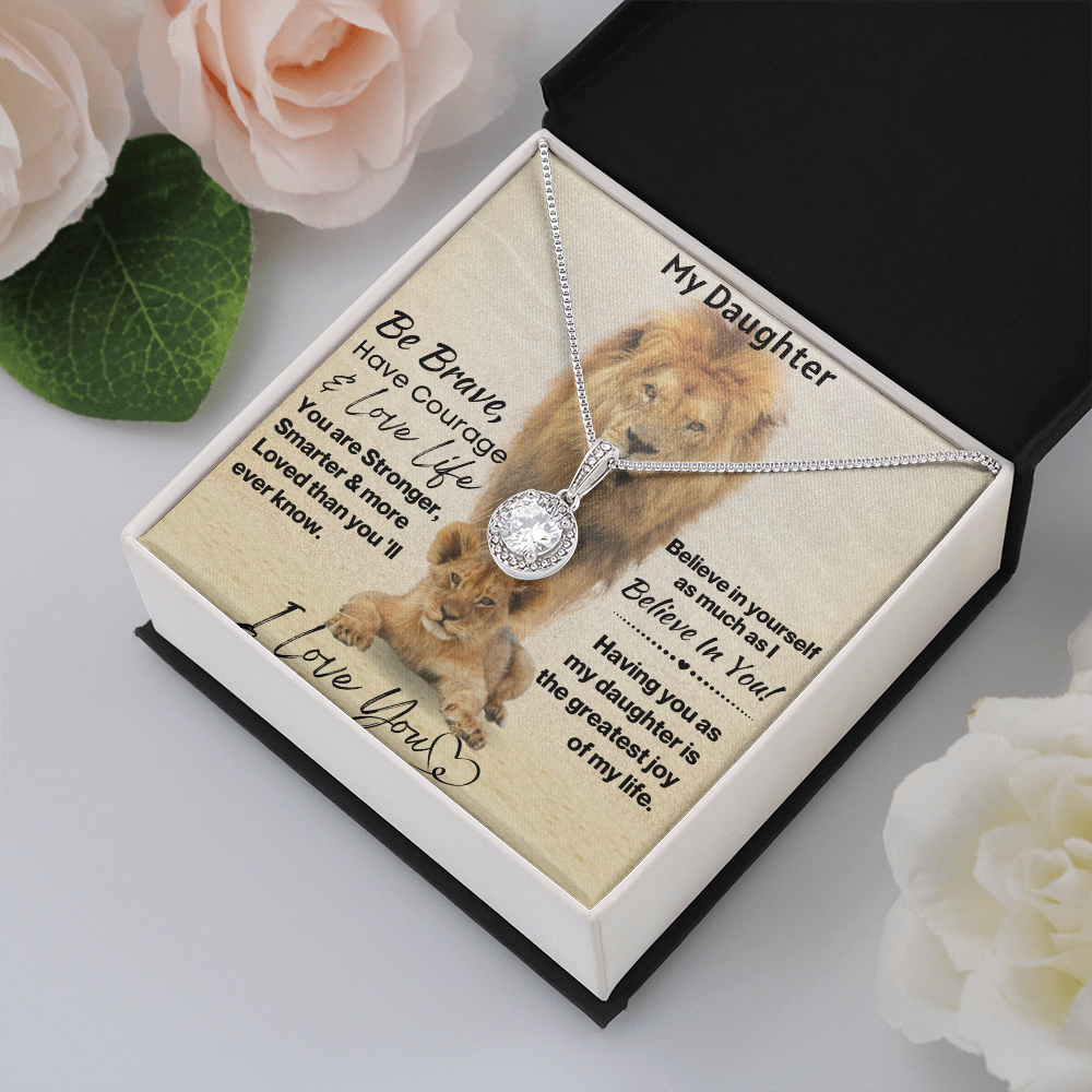 My Daughter Be Brave Eternal Hope Necklace