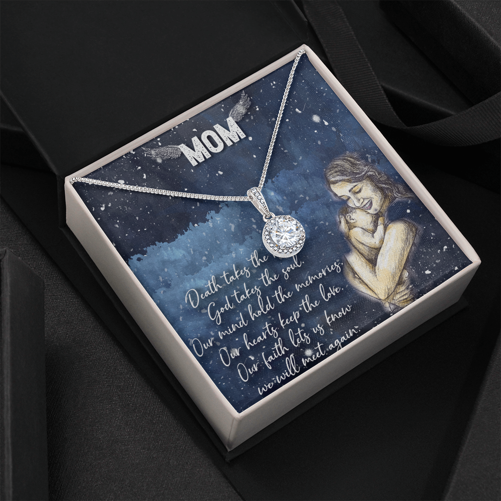 Mom We Will Meet Again Hope Necklace Gift