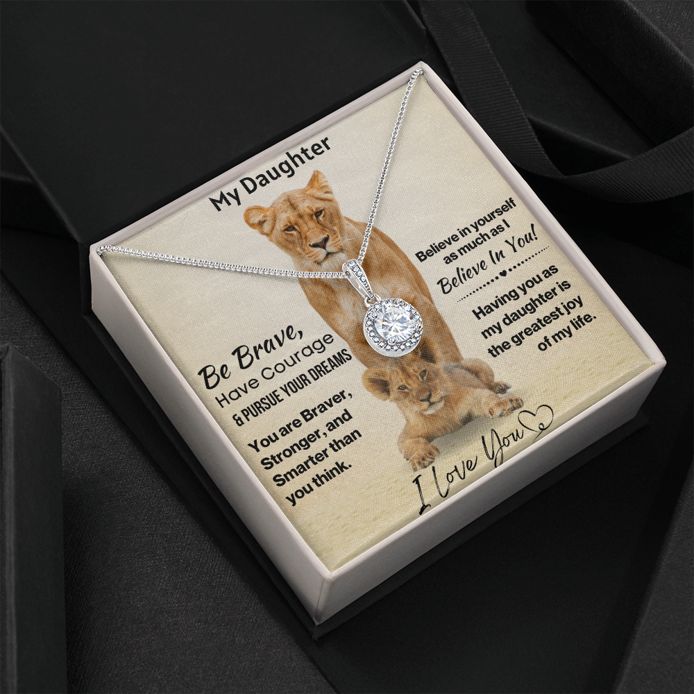 Daughter Be Brave Eternal Hope Necklace