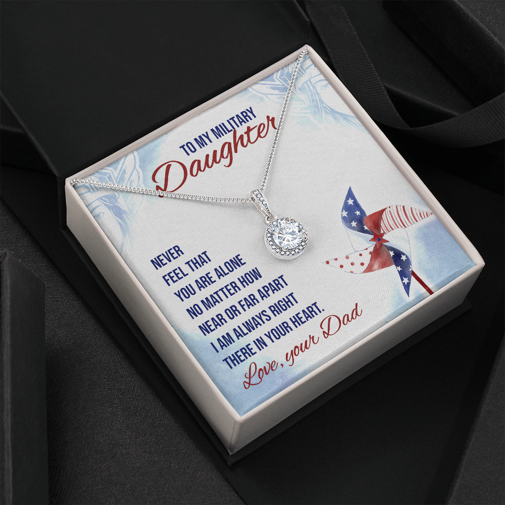 My Military Daughter Eternal Hope Necklace