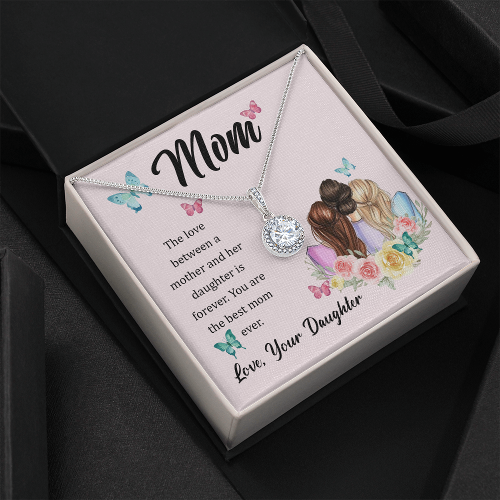 Mom Daughter Love Hope Necklace Gift