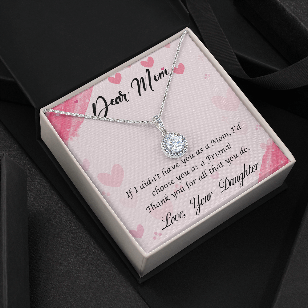 Dear Mom Choose You Hope Necklace Gift