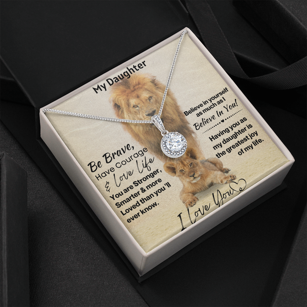 My Daughter Be Brave Eternal Hope Necklace