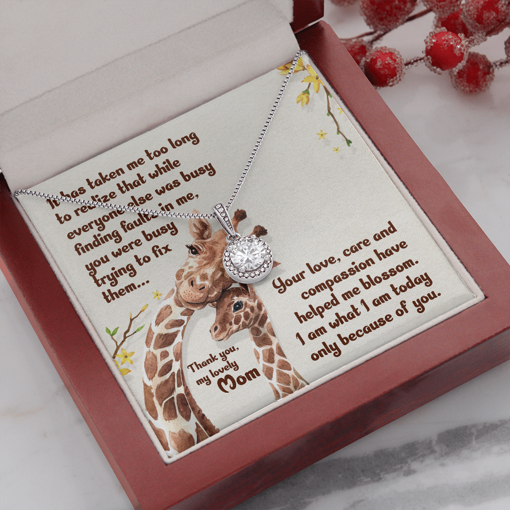 Thank You Mom Hope Necklace Gift