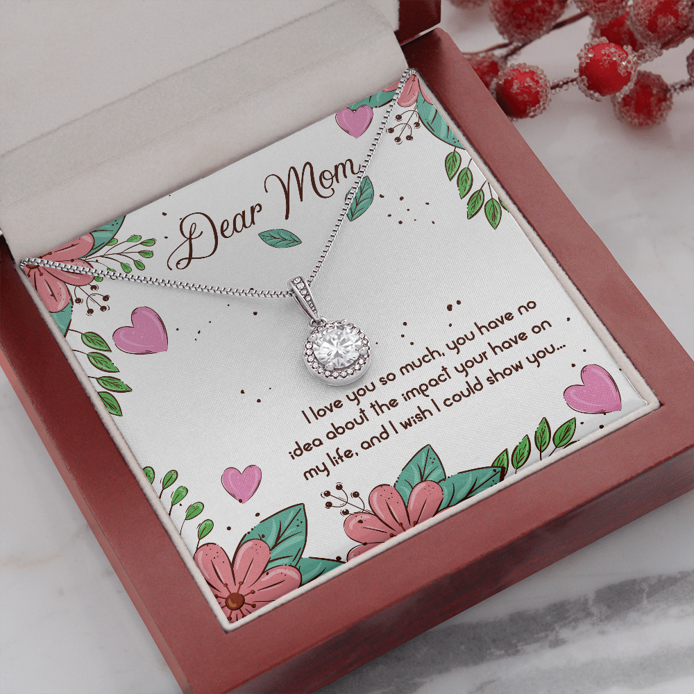 Mom Love You So Much Hope Necklace Gift