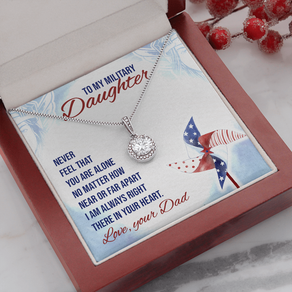 My Military Daughter Eternal Hope Necklace