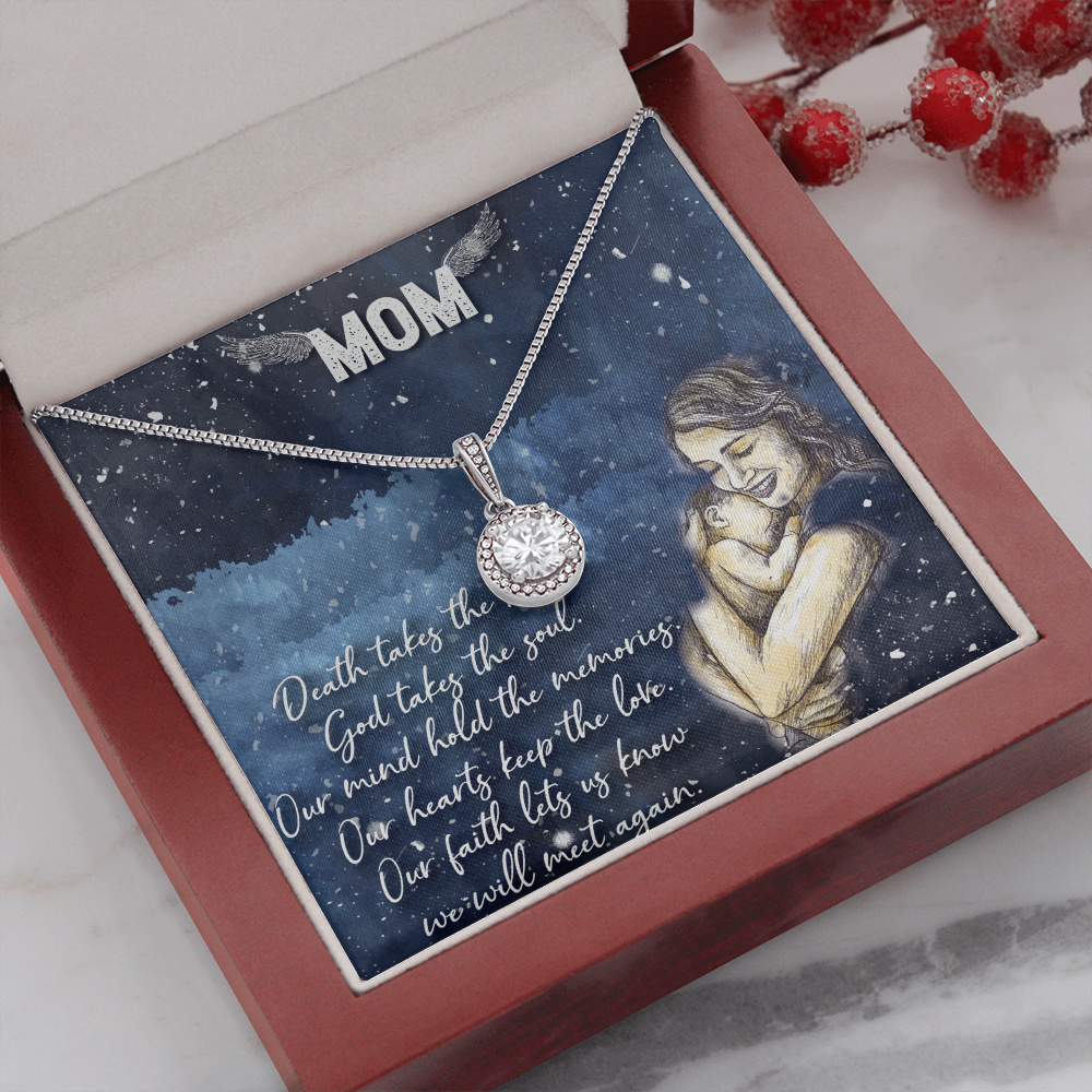 Mom We Will Meet Again Hope Necklace Gift