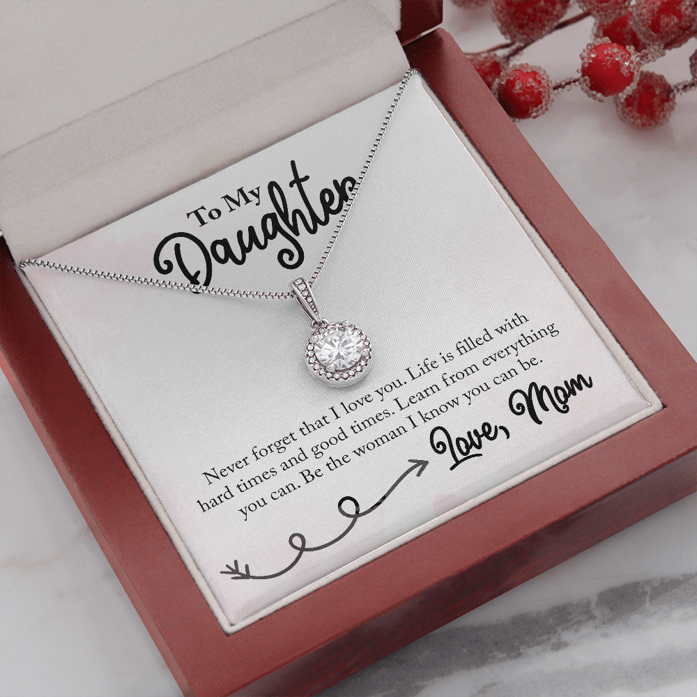 Daughter Never Forget Eternal Hope Necklace