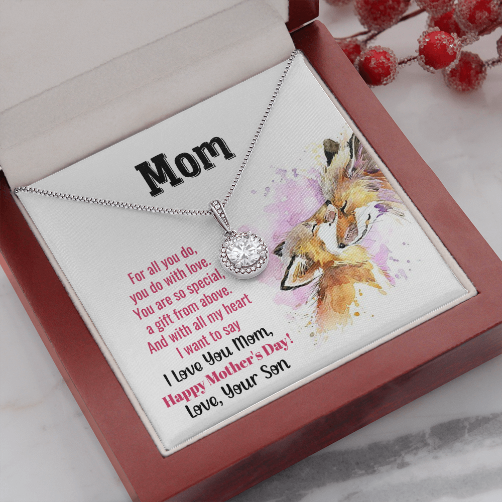 For All You Do Mom Hope Necklace Gift