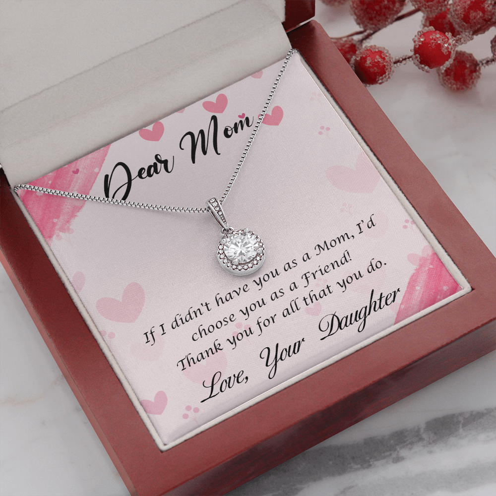 Dear Mom Choose You Hope Necklace Gift
