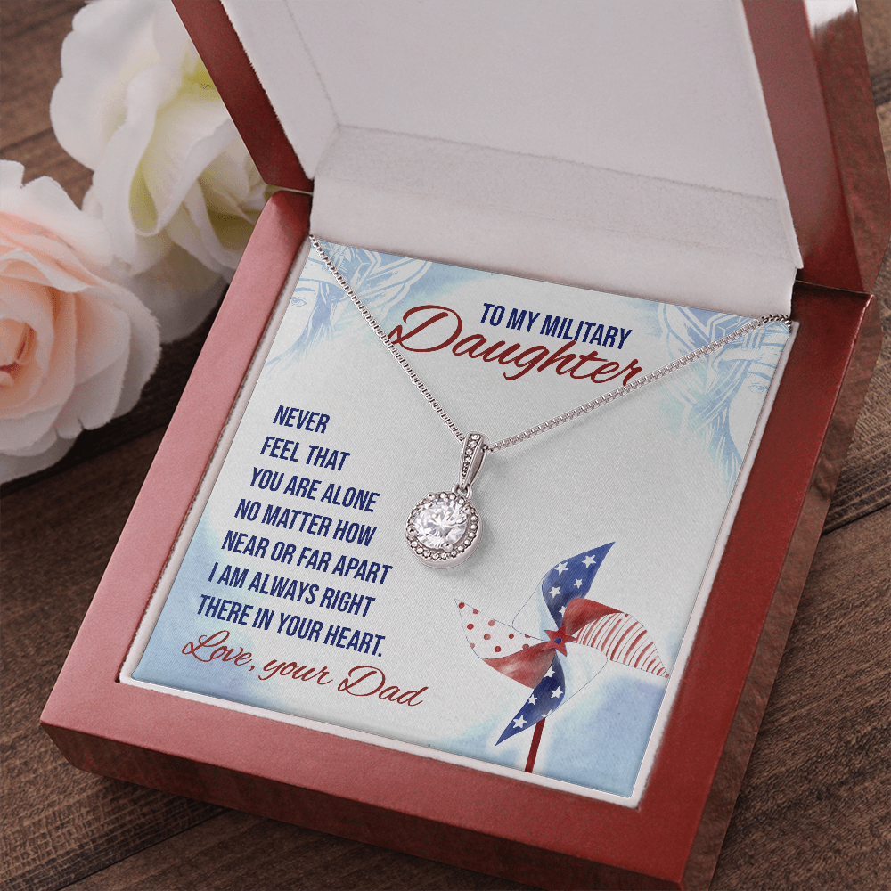 My Military Daughter Eternal Hope Necklace