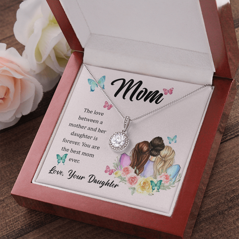 Mom Daughter Love Hope Necklace Gift