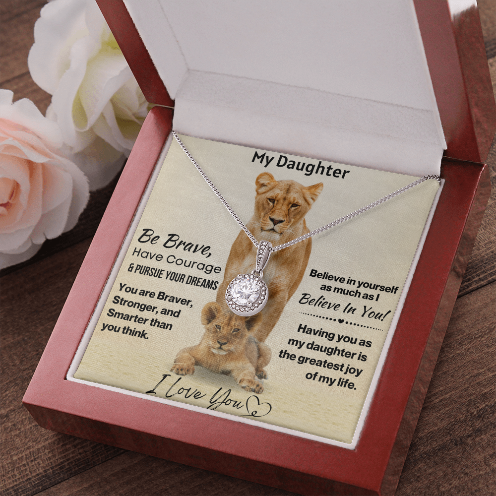 Daughter Be Brave Eternal Hope Necklace