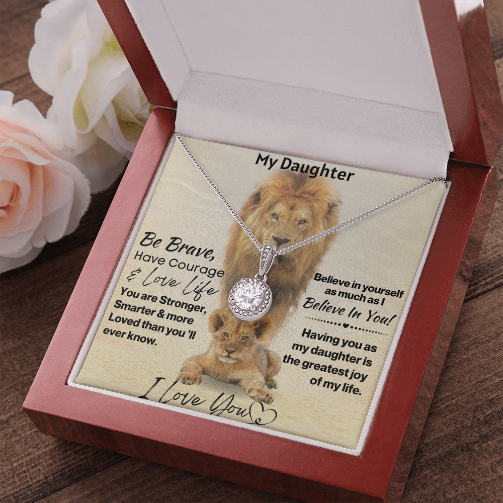 My Daughter Be Brave Eternal Hope Necklace