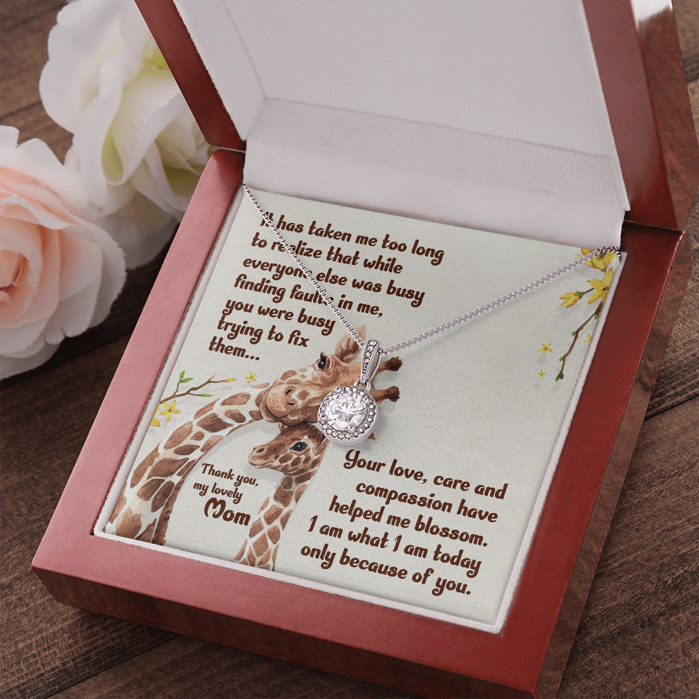 Thank You Mom Hope Necklace Gift