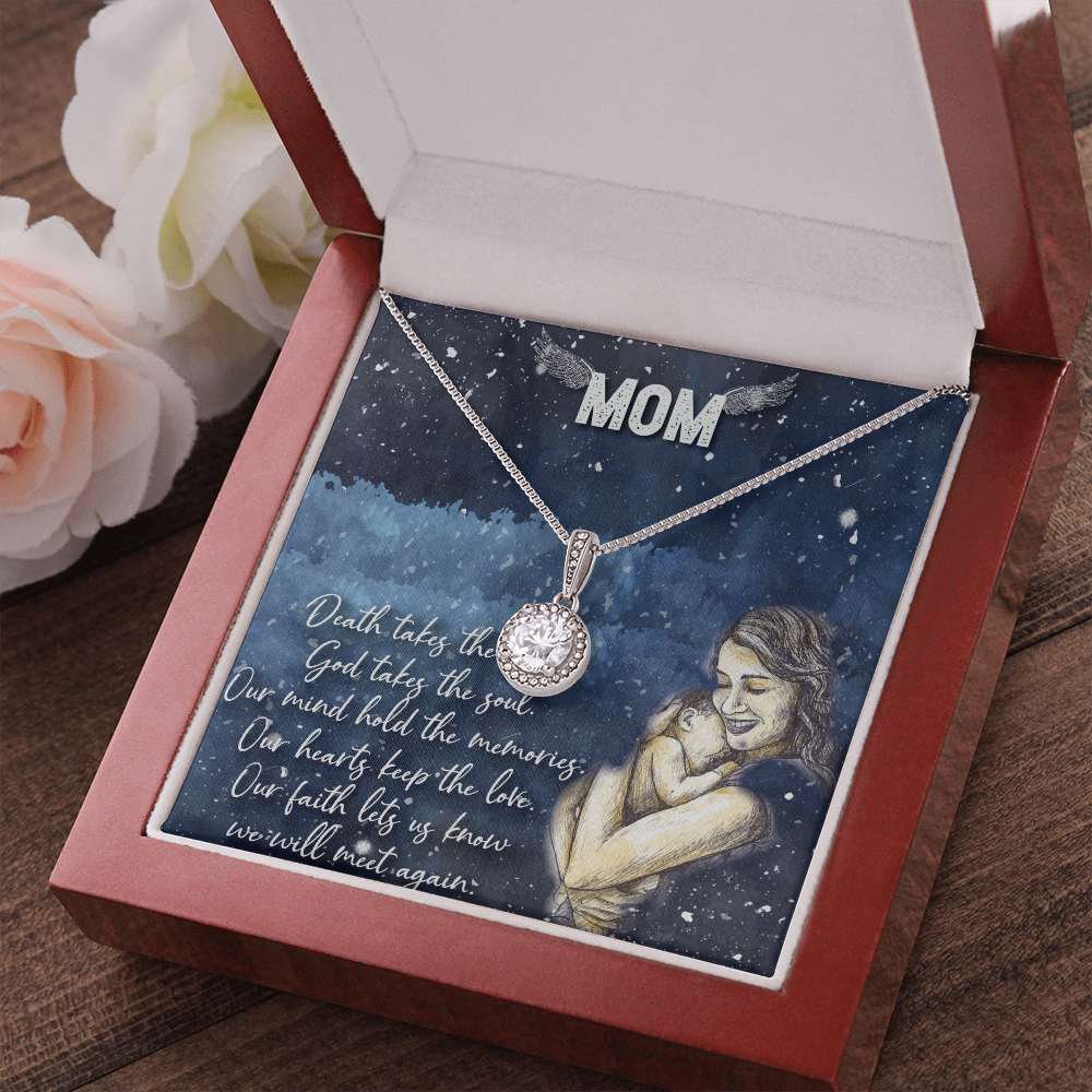 Mom We Will Meet Again Hope Necklace Gift