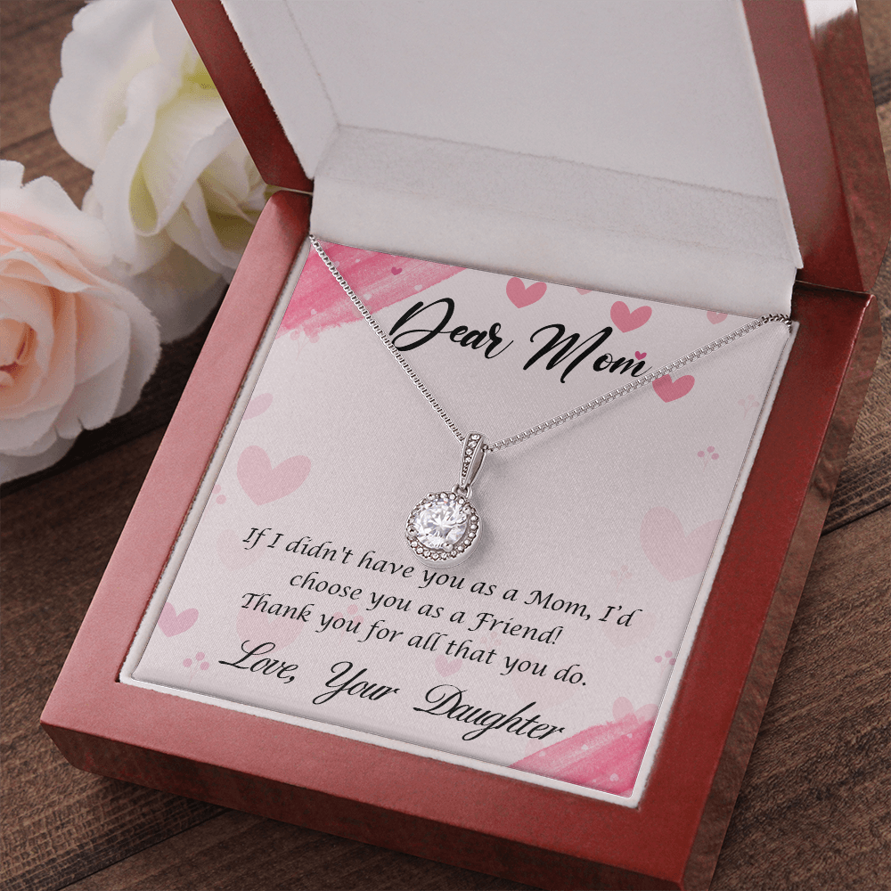 Dear Mom Choose You Hope Necklace Gift