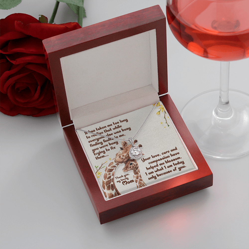 Thank You Mom Hope Necklace Gift