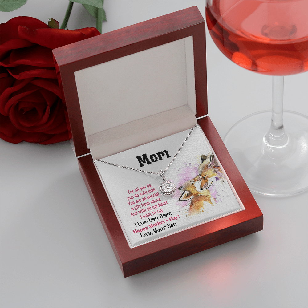 For All You Do Mom Hope Necklace Gift