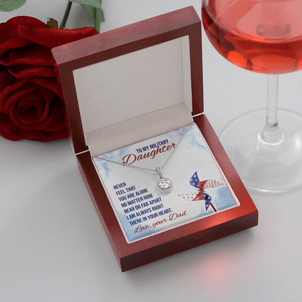 My Military Daughter Eternal Hope Necklace