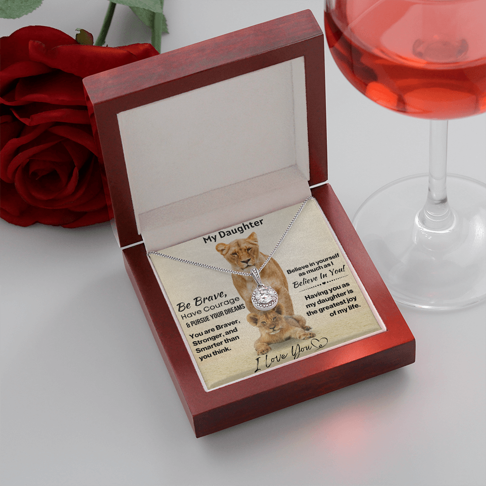 Daughter Be Brave Eternal Hope Necklace
