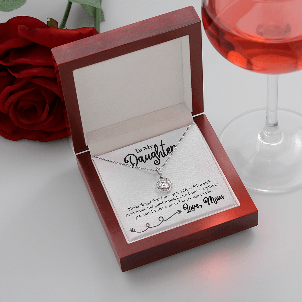 Daughter Never Forget Eternal Hope Necklace