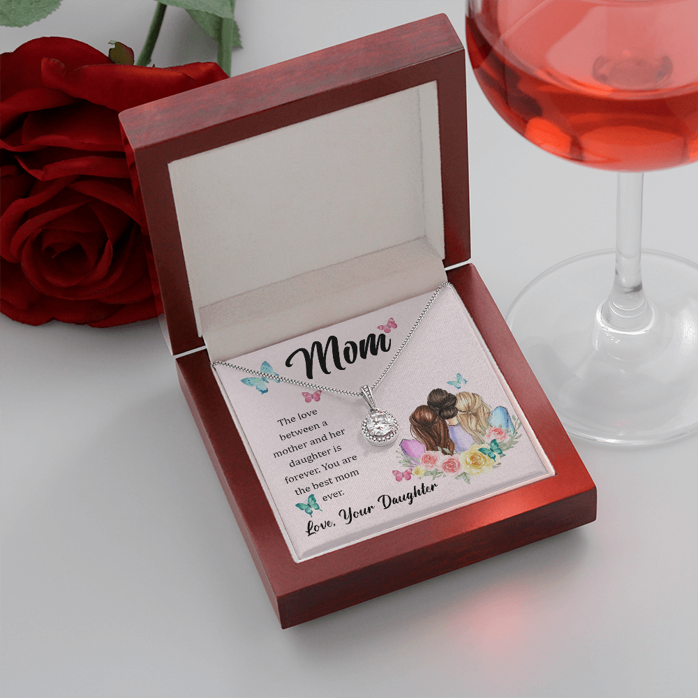 Mom Daughter Love Hope Necklace Gift
