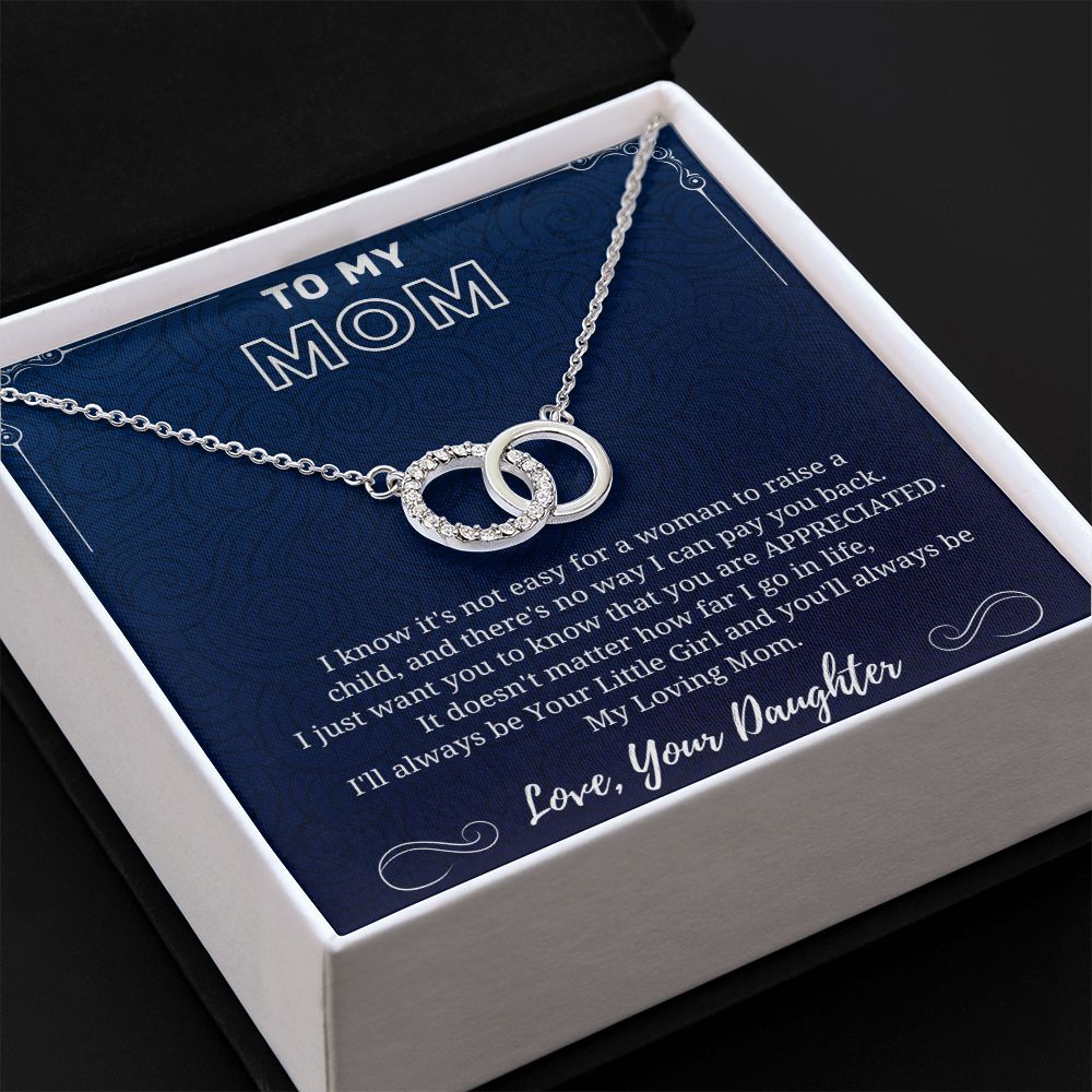 My Loving Mom - Perfect Pair Necklace Gift