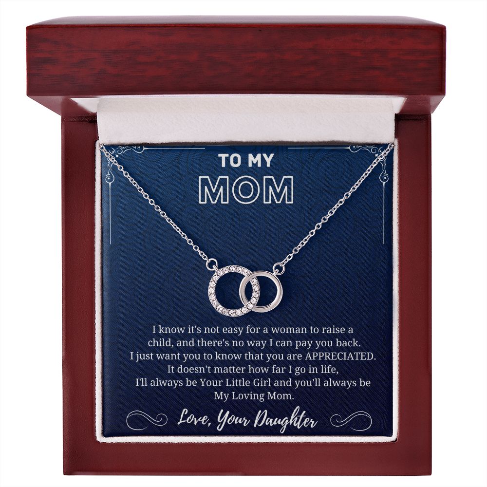 My Loving Mom - Perfect Pair Necklace Gift