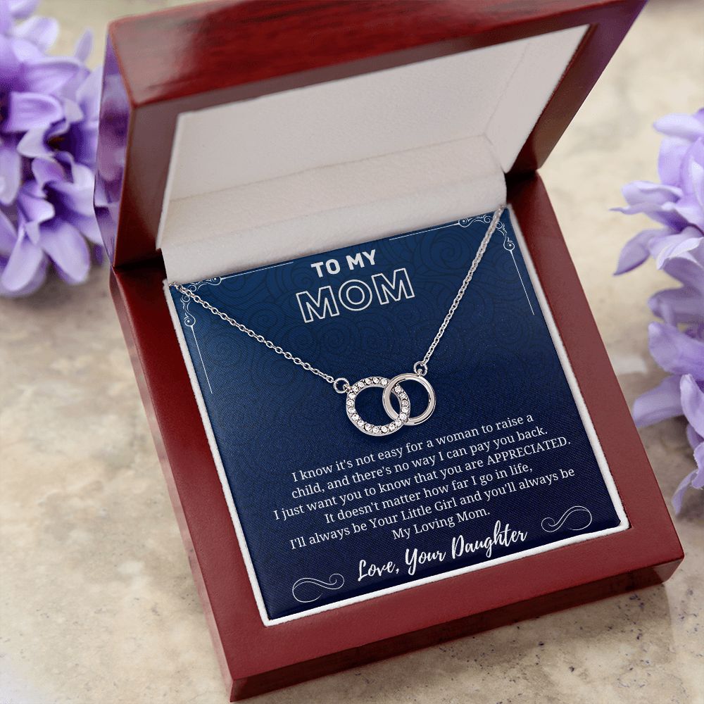 My Loving Mom - Perfect Pair Necklace Gift