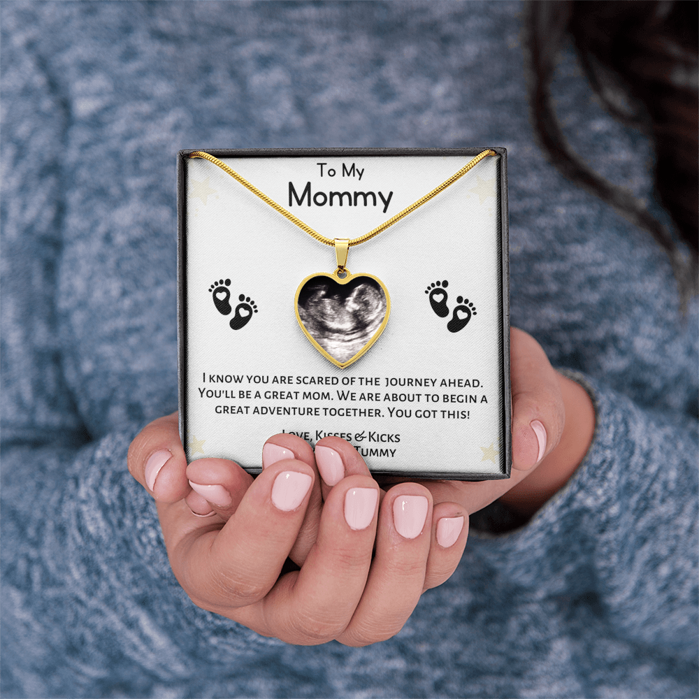 You Got This Ultrasound Heart Picture Necklace